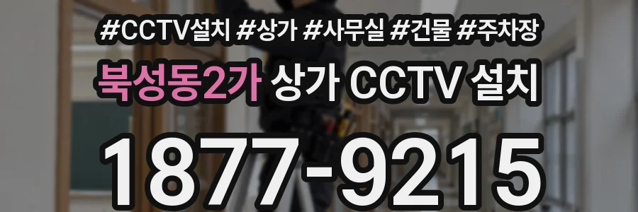 북성동2가 상가 CCTV 설치