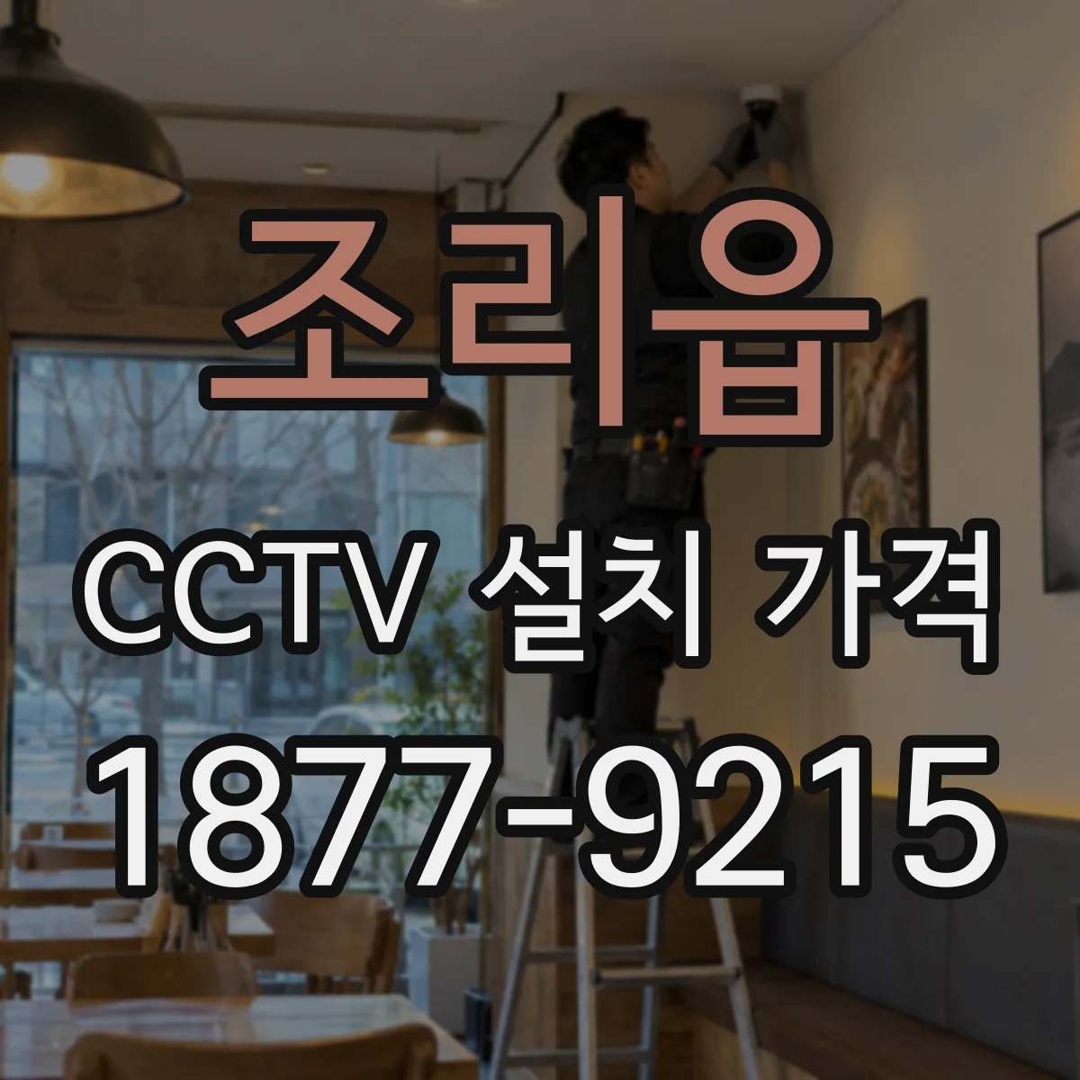 조리읍 CCTV 설치 가격