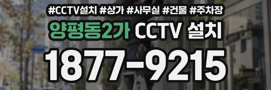 양평동2가 CCTV 설치