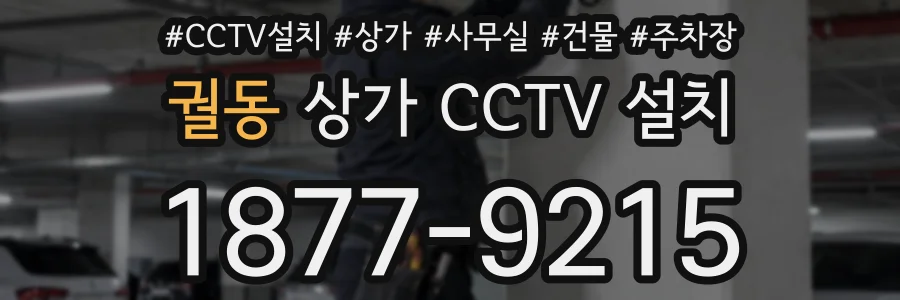 궐동 상가 CCTV 설치