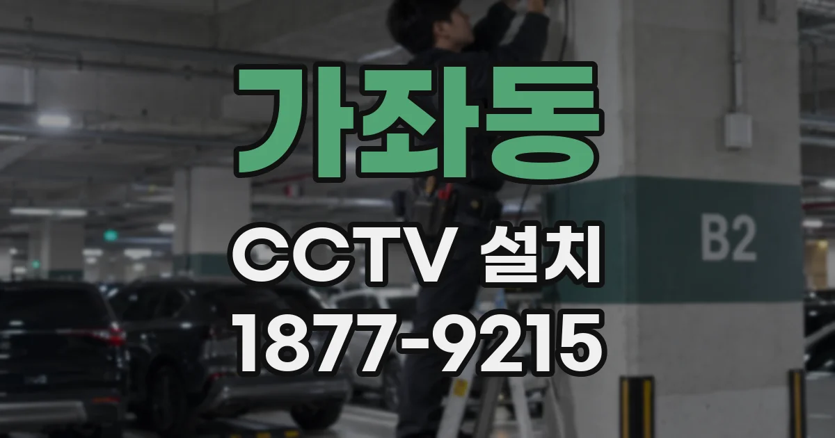 가좌동 CCTV 설치