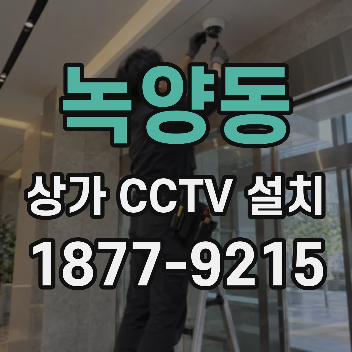 녹양동 상가 CCTV 설치