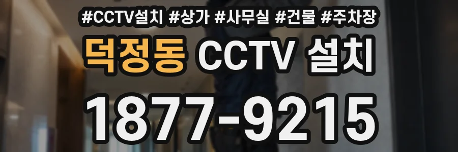 덕정동 CCTV 설치