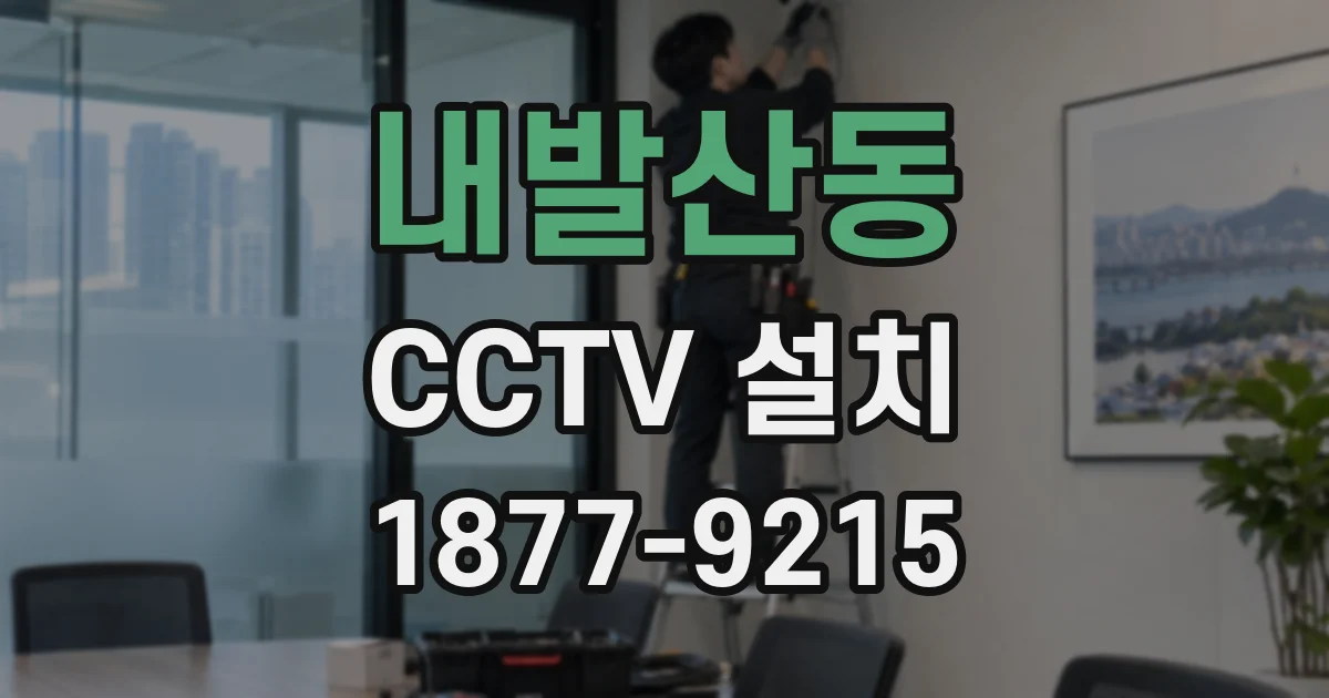 내발산동 CCTV 설치