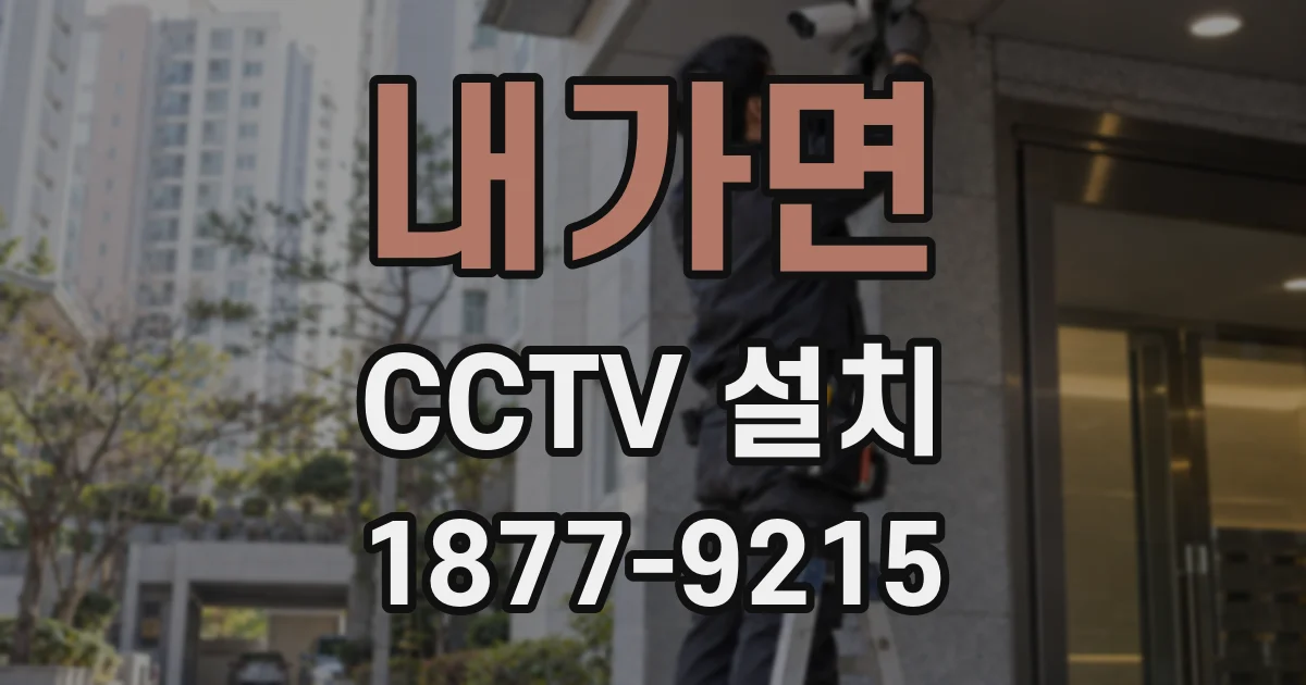 내가면 CCTV 설치
