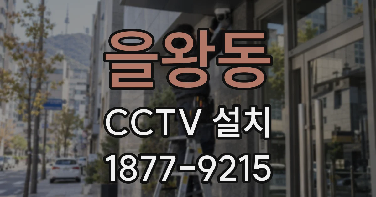을왕동 CCTV 설치