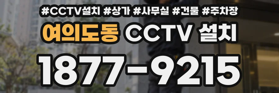 여의도동 CCTV 설치