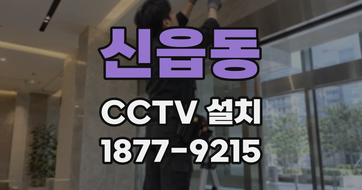 신읍동 CCTV 설치