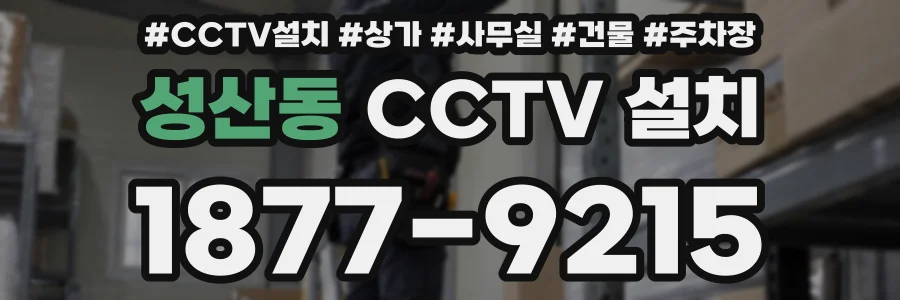 성산동 CCTV 설치
