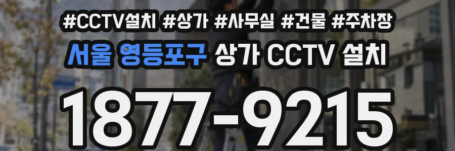 서울 영등포구 상가 CCTV 설치