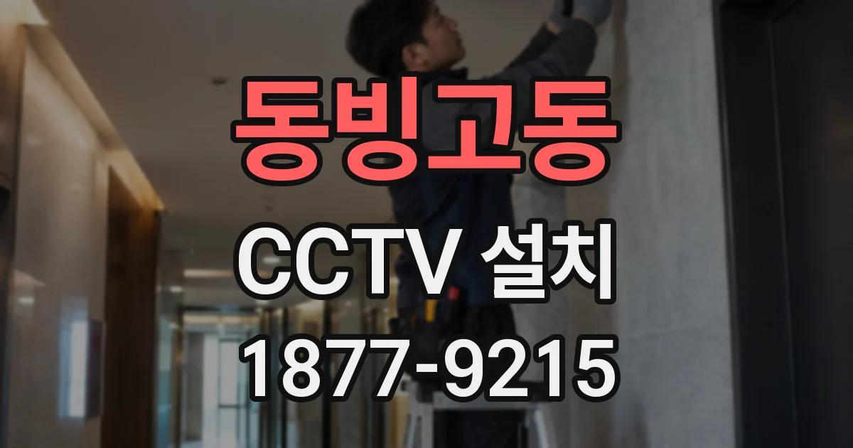 동빙고동 CCTV 설치