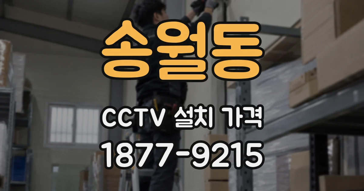 송월동 CCTV 설치 가격
