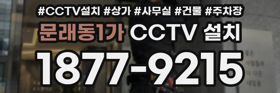 문래동1가 CCTV 설치