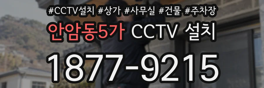 안암동5가 CCTV 설치