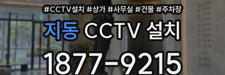 지동 CCTV 설치