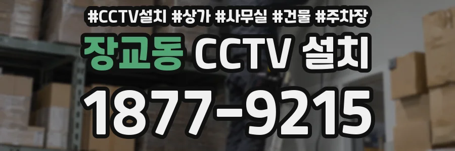 장교동 CCTV 설치