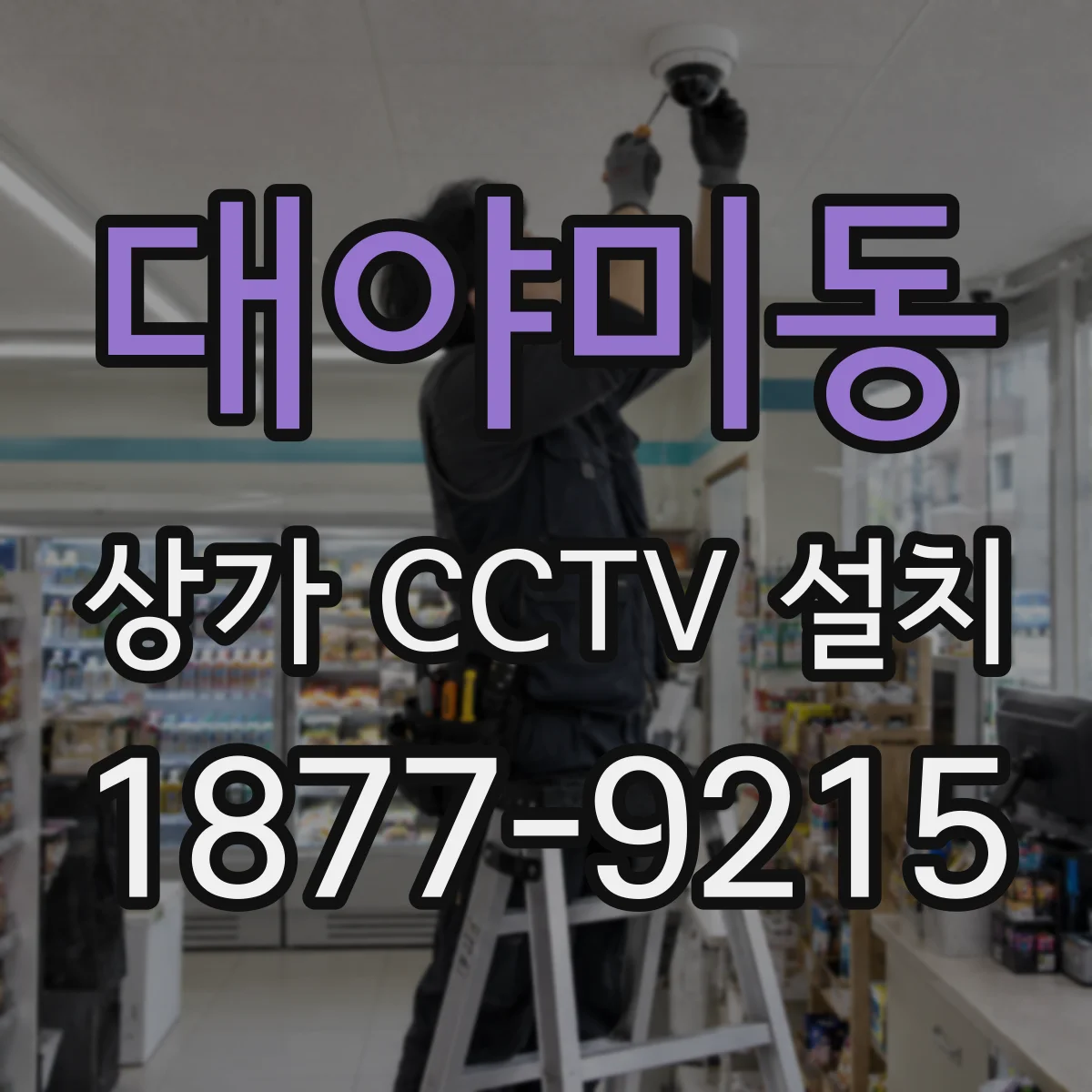 대야미동 상가 CCTV 설치