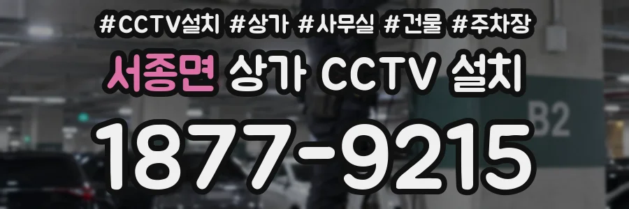 서종면 상가 CCTV 설치
