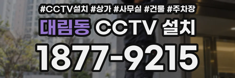 대림동 CCTV 설치