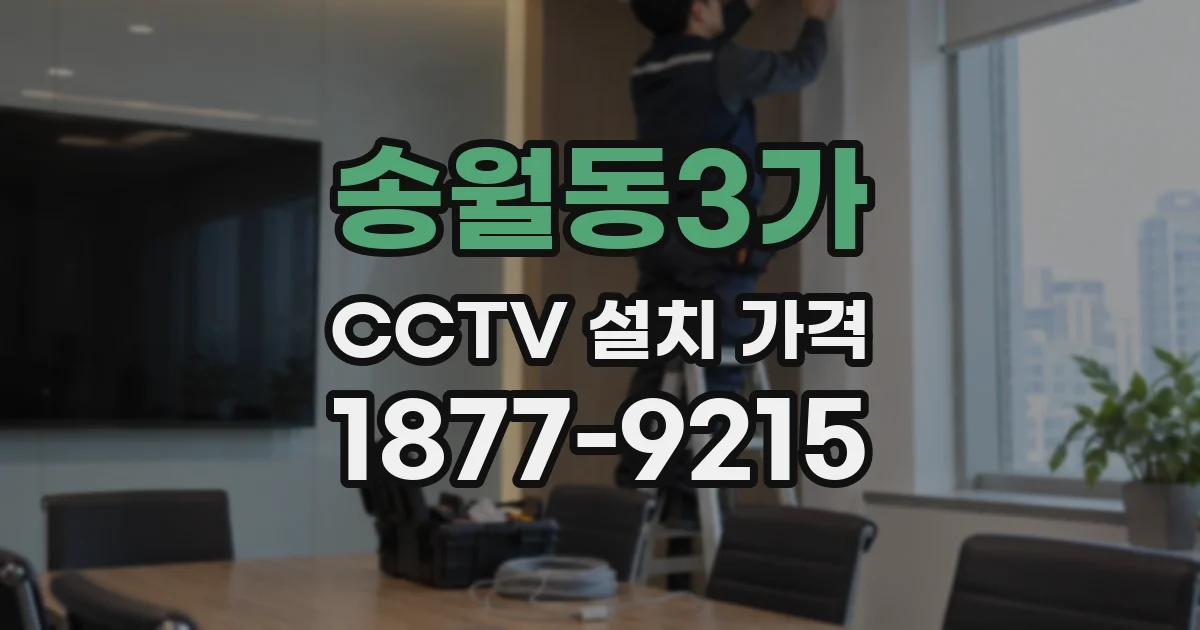 송월동3가 CCTV 설치 가격