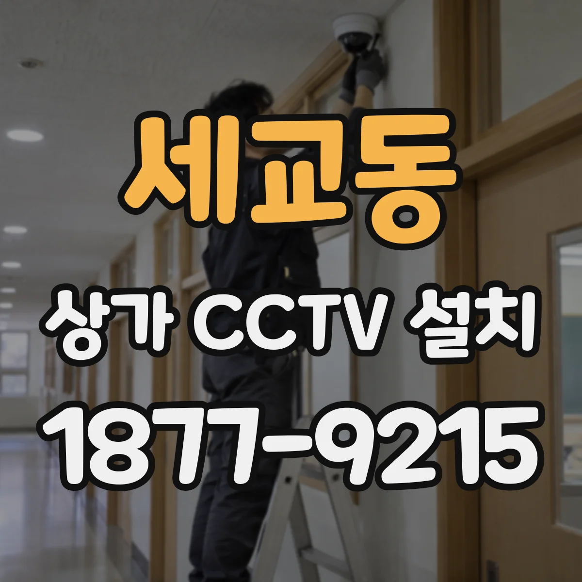 세교동 상가 CCTV 설치
