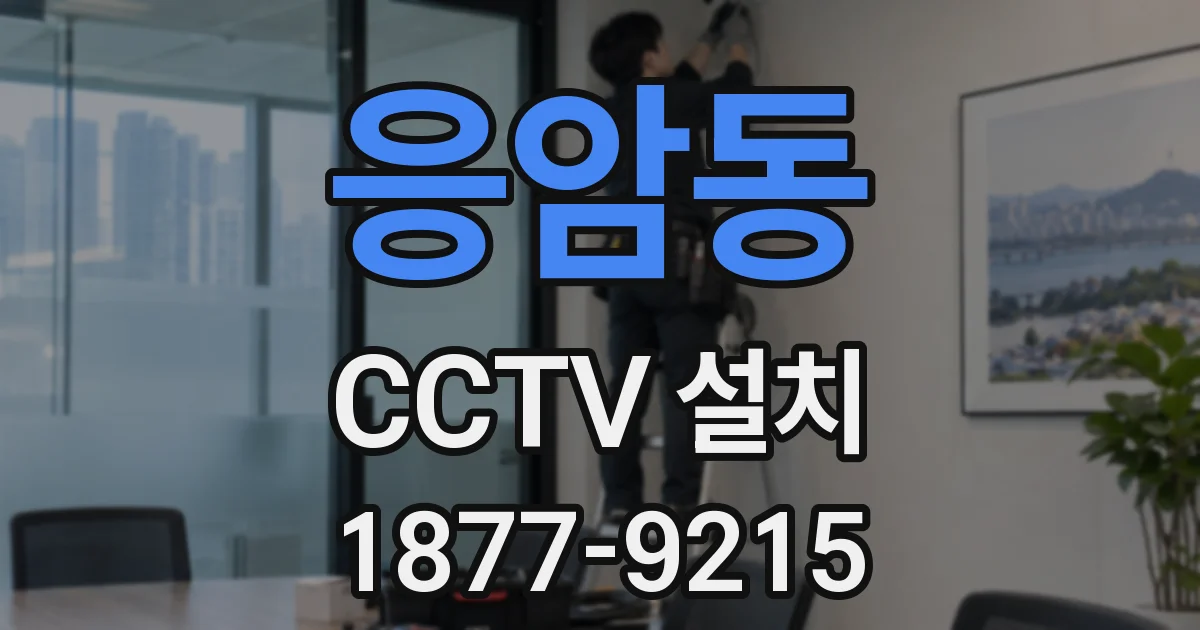 응암동 CCTV 설치