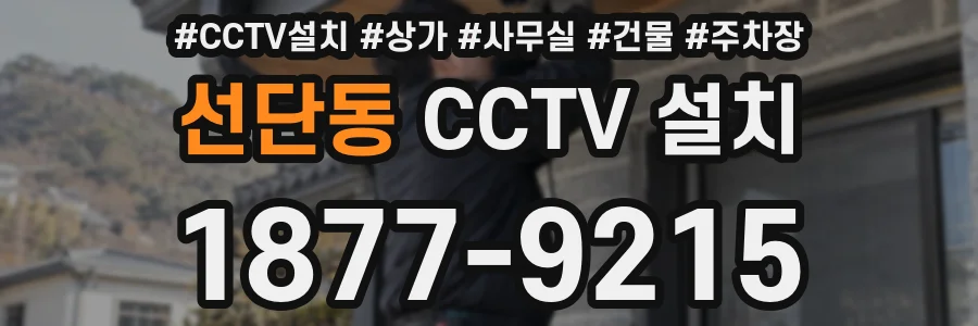 선단동 CCTV 설치