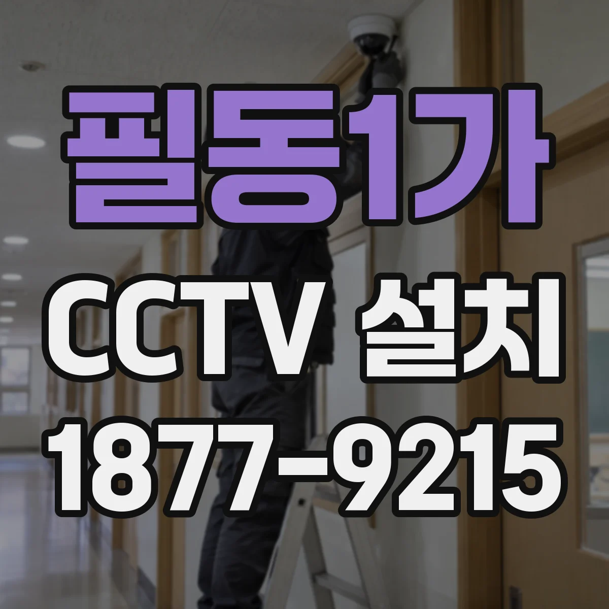필동1가 CCTV 설치
