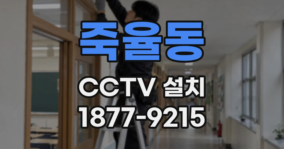 죽율동 CCTV 설치
