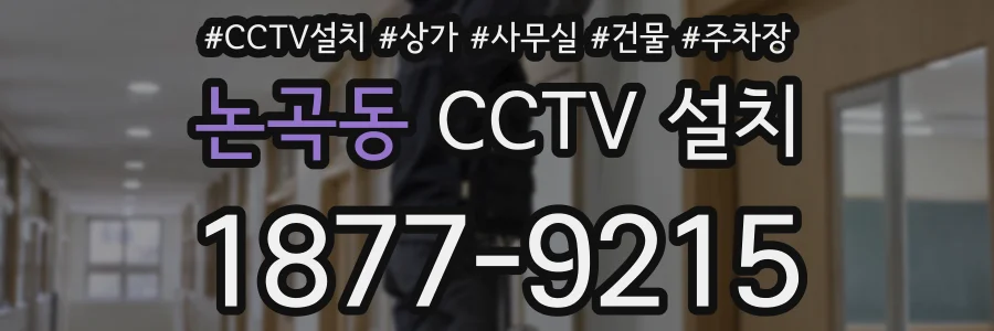 논곡동 CCTV 설치