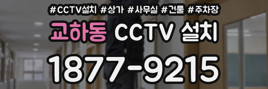 교하동 CCTV 설치