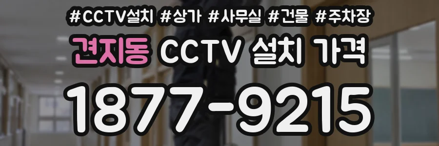견지동 CCTV 설치 가격