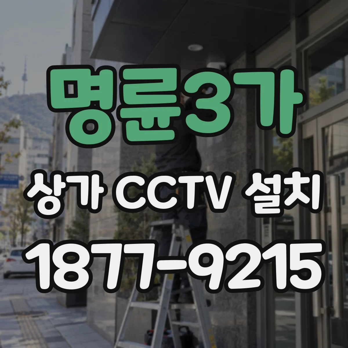 명륜3가 상가 CCTV 설치