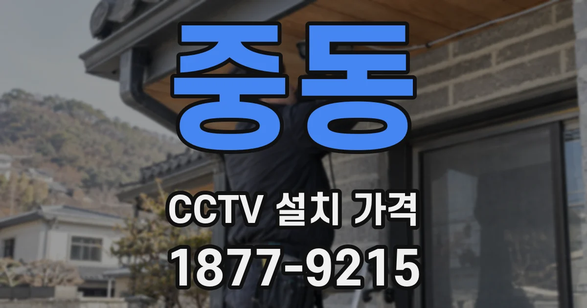 중동 CCTV 설치 가격
