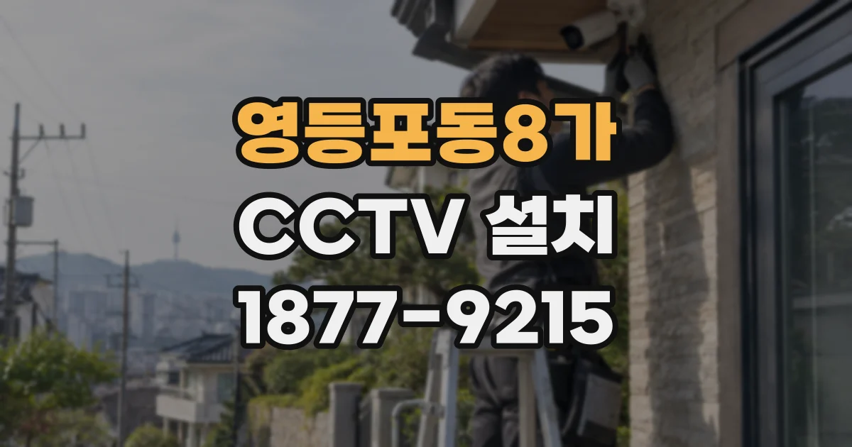 영등포동8가 CCTV 설치