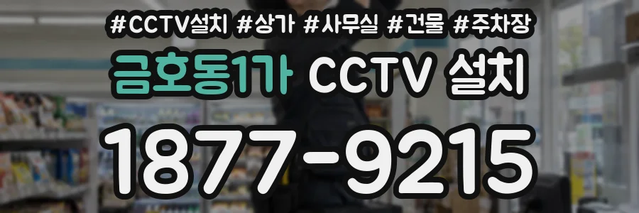 금호동1가 CCTV 설치