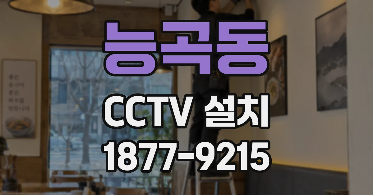 능곡동 CCTV 설치