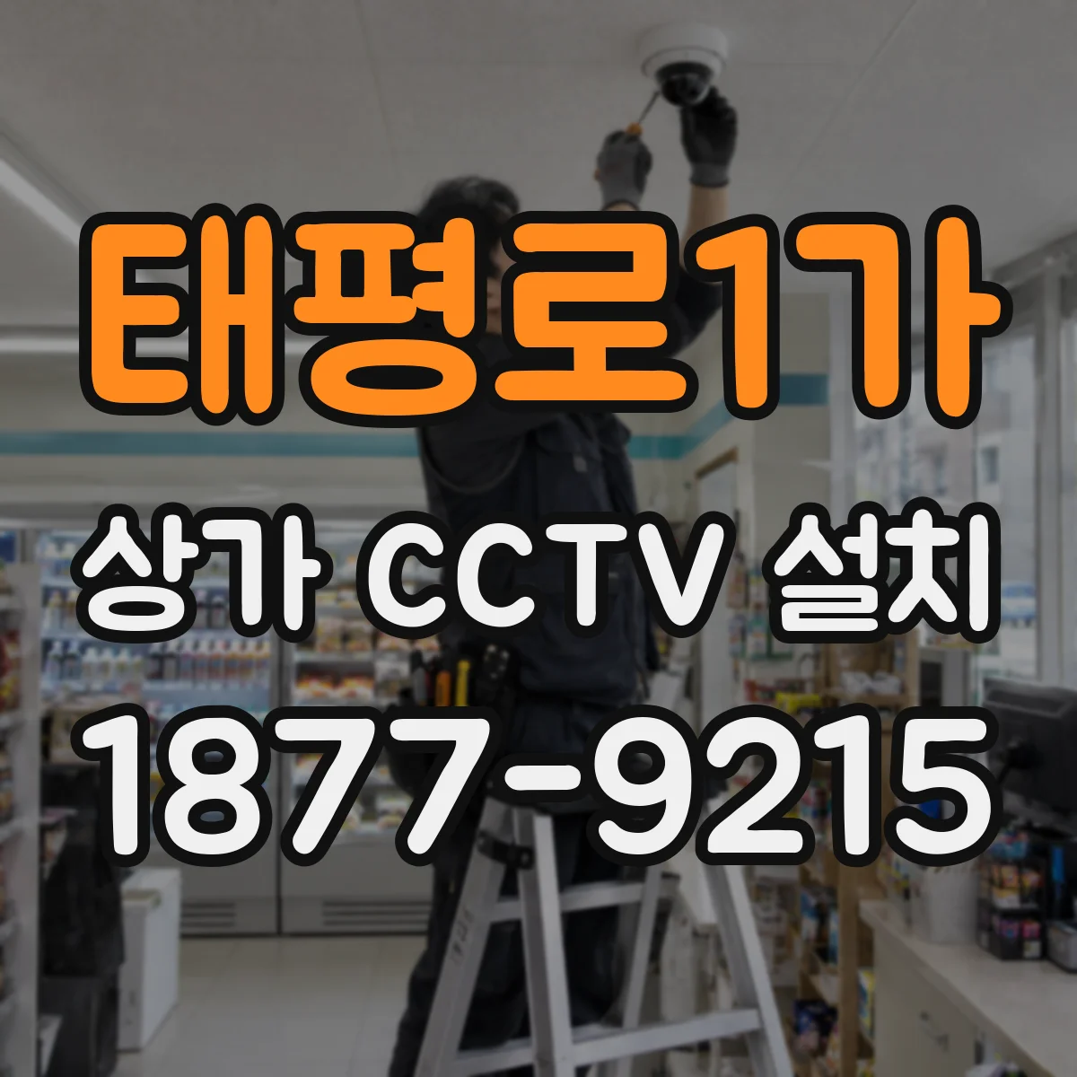 태평로1가 상가 CCTV 설치