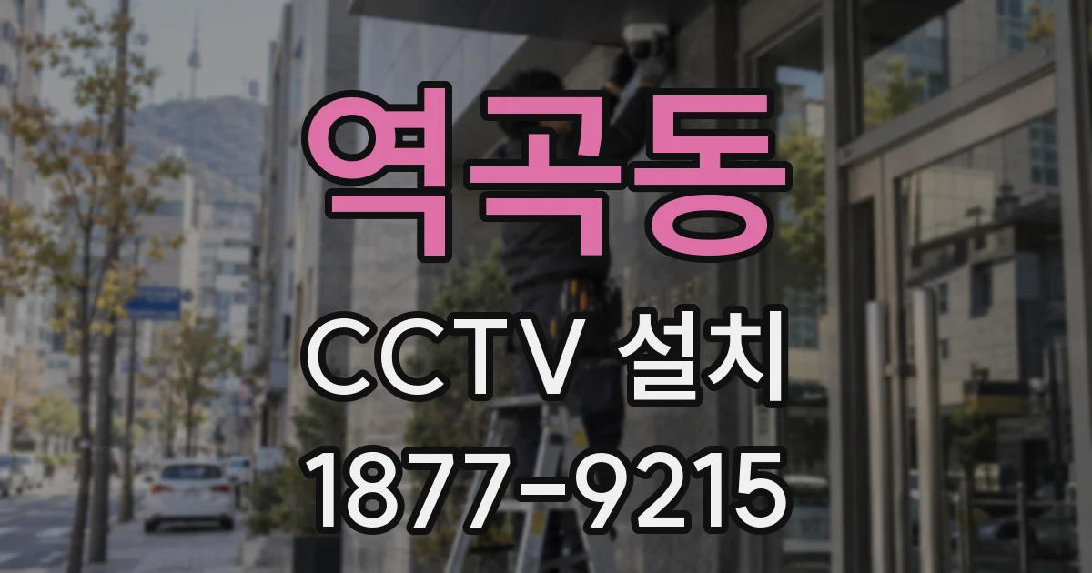 역곡동 CCTV 설치