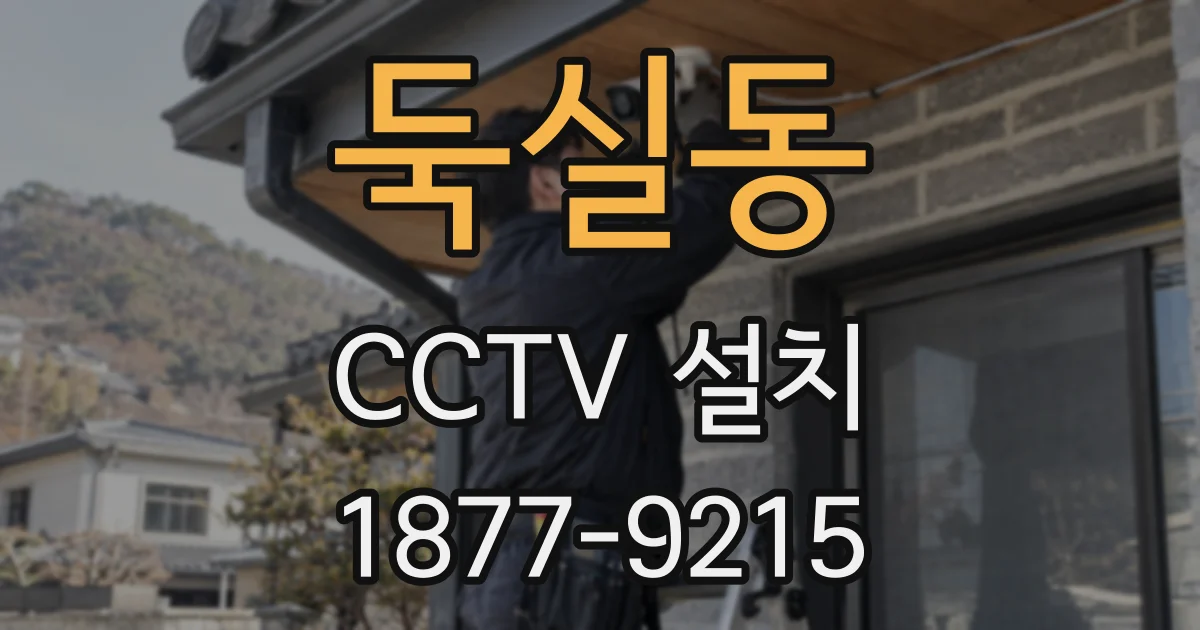 둑실동 CCTV 설치