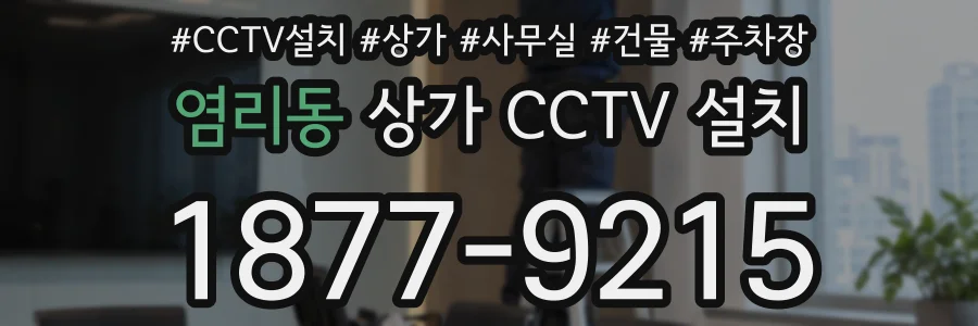 염리동 상가 CCTV 설치