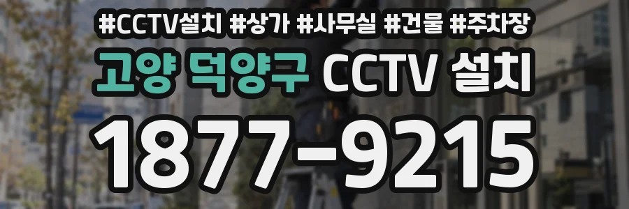 고양 덕양구 CCTV 설치