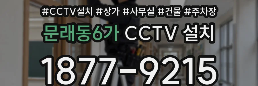 문래동6가 CCTV 설치