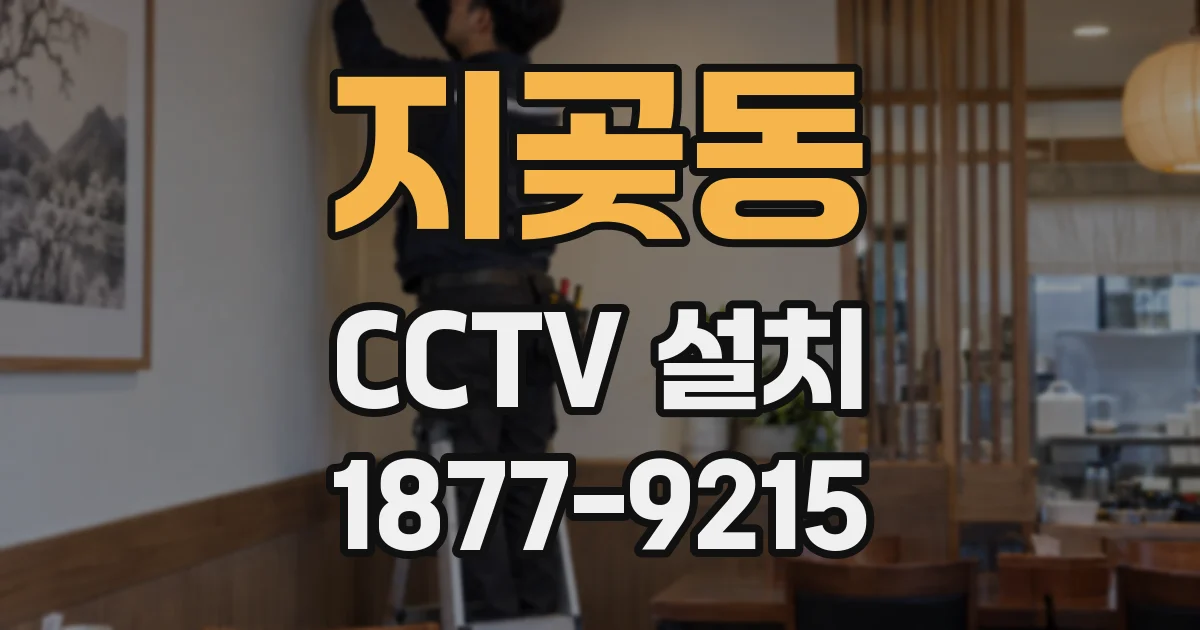 지곶동 CCTV 설치