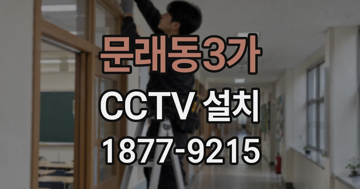 문래동3가 CCTV 설치