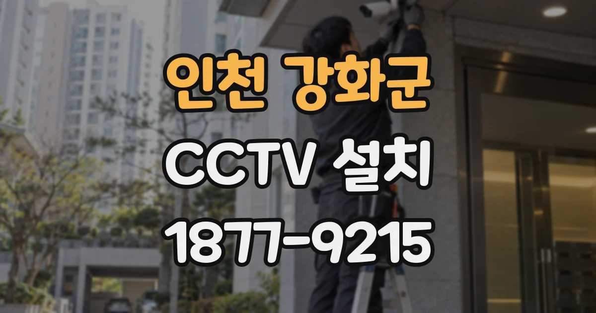 인천 강화군 CCTV 설치