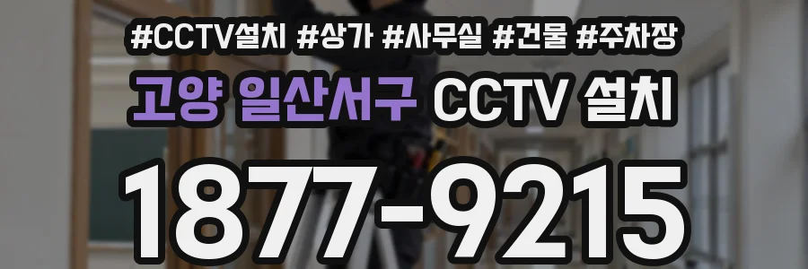 고양 일산서구 CCTV 설치