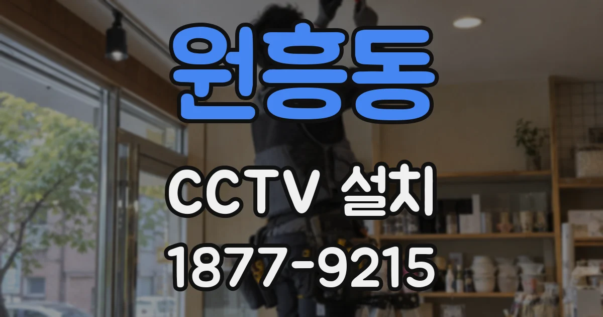원흥동 CCTV 설치