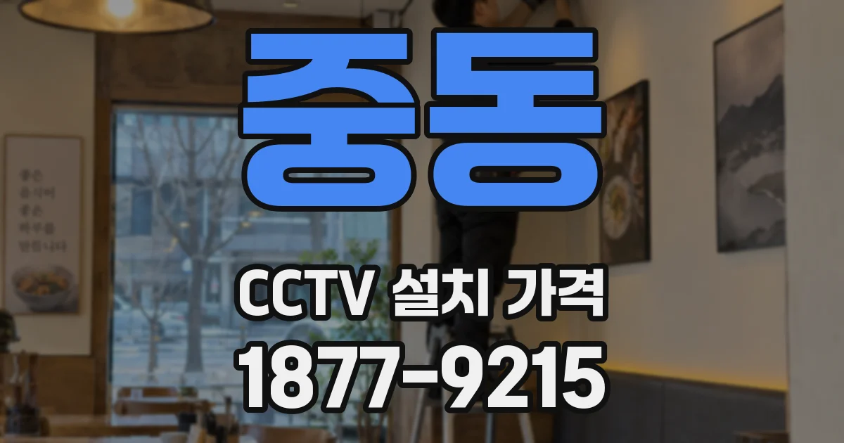 중동 CCTV 설치 가격