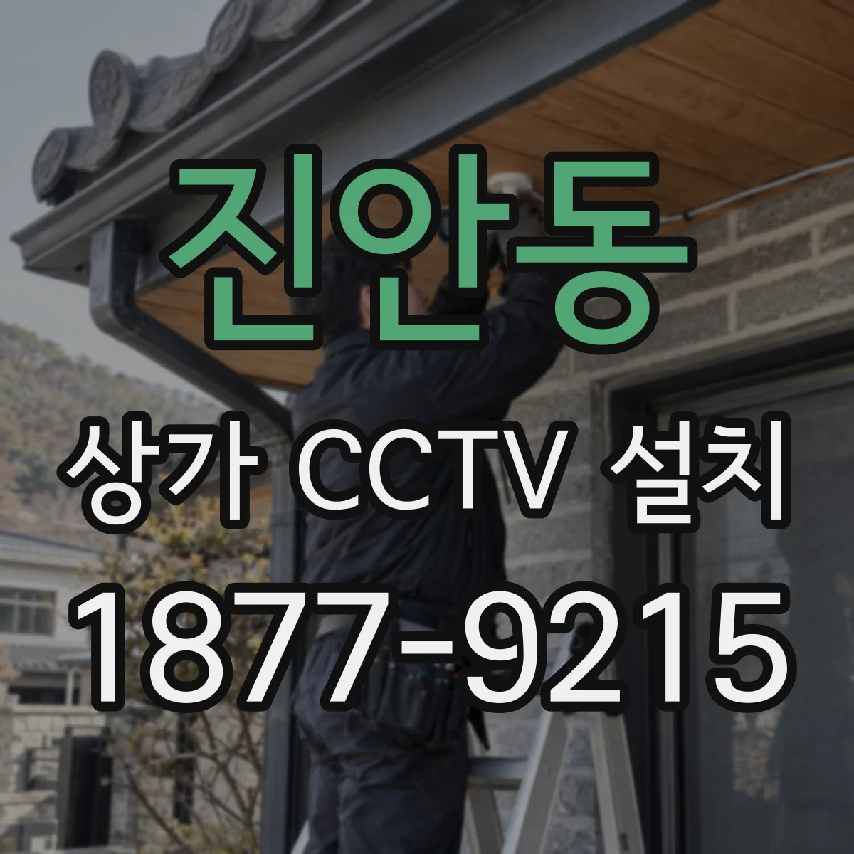 진안동 상가 CCTV 설치